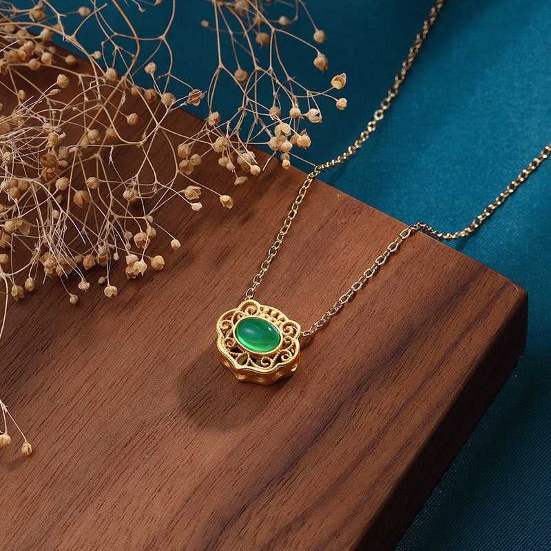 Delicate Artisan Gold Necklace