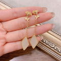 Vintage Handmade Gold Earring