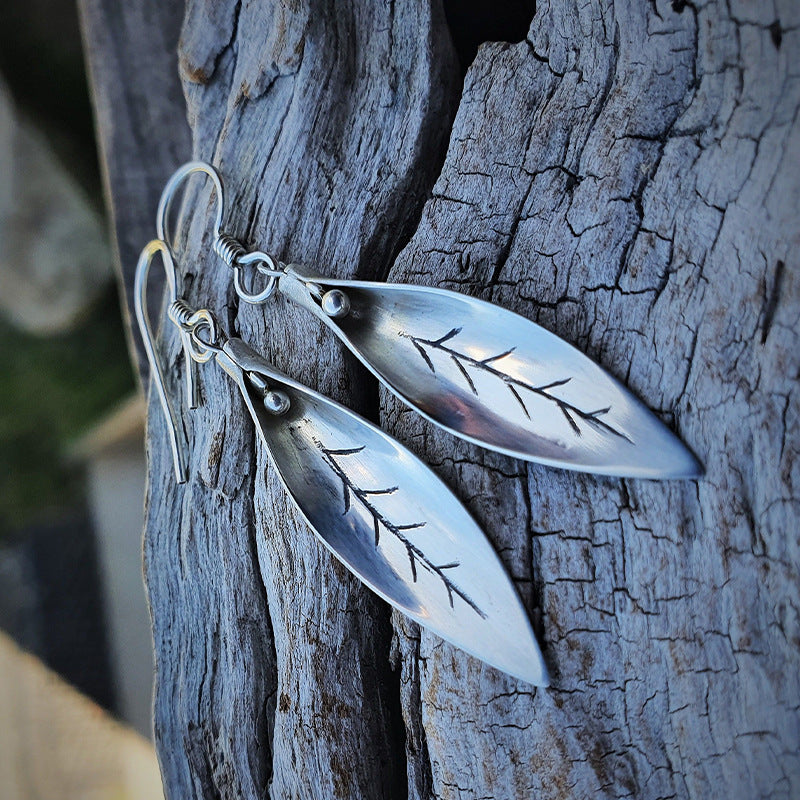 Vintage Handmade Silver Earring