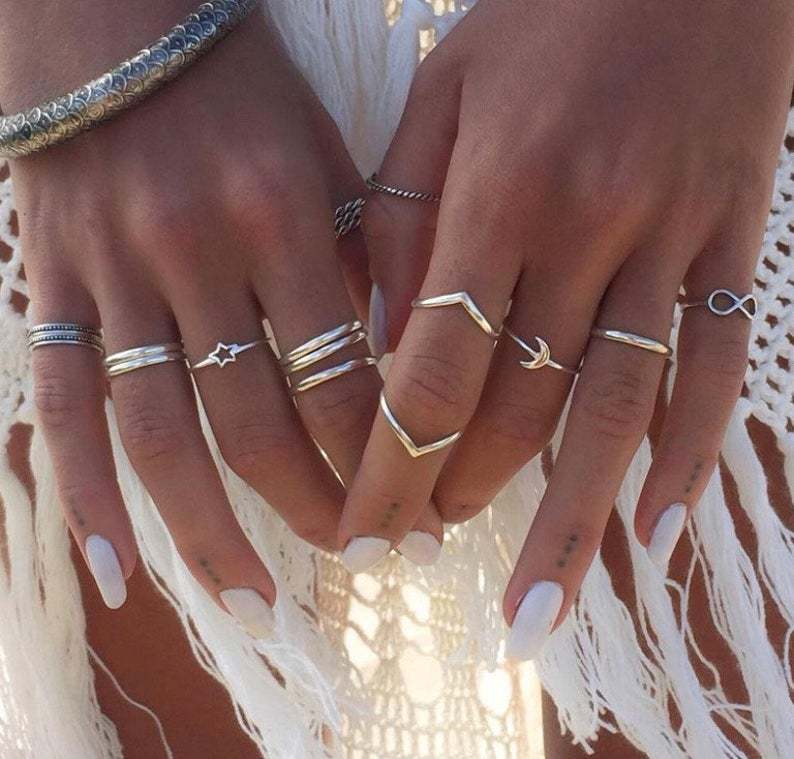 Romantic Silver Set for Special Moments