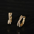 Vintage Handmade Gold Earring