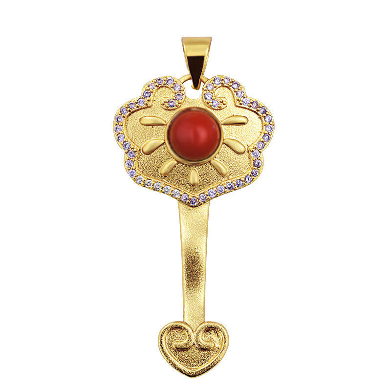 Beautiful Gold Pendant with Unique Style
