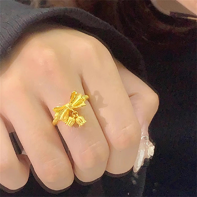 Romantic Gold Ring for Special Moments