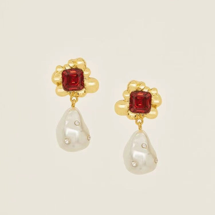 Delicate Artisan Pearl Earring