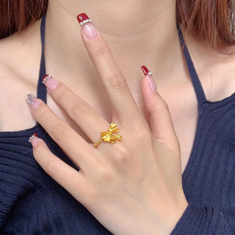 Romantic Gold Ring for Special Moments
