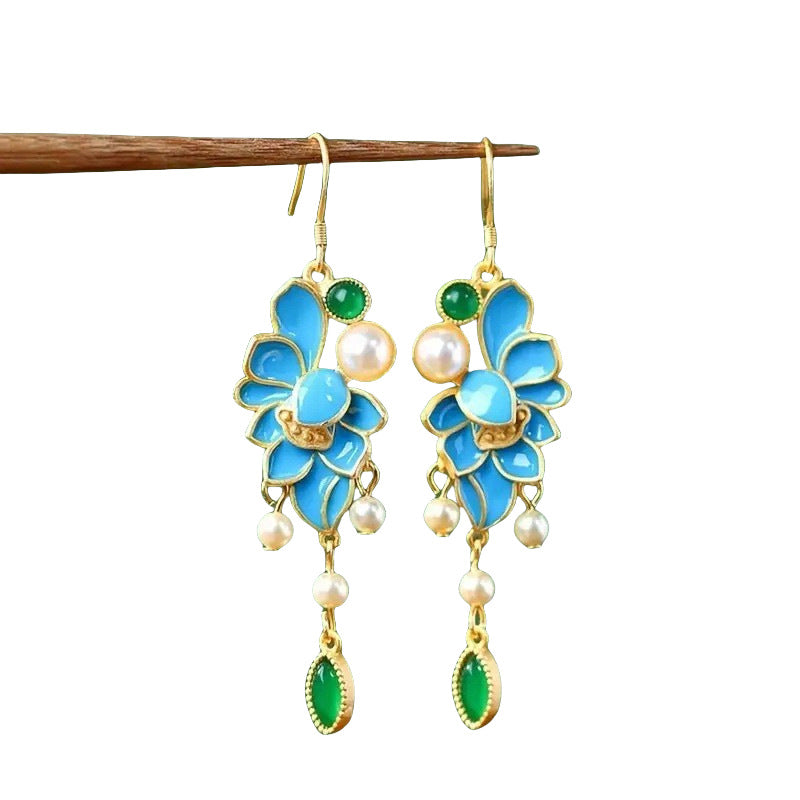 Delicate Artisan Pearl Earring