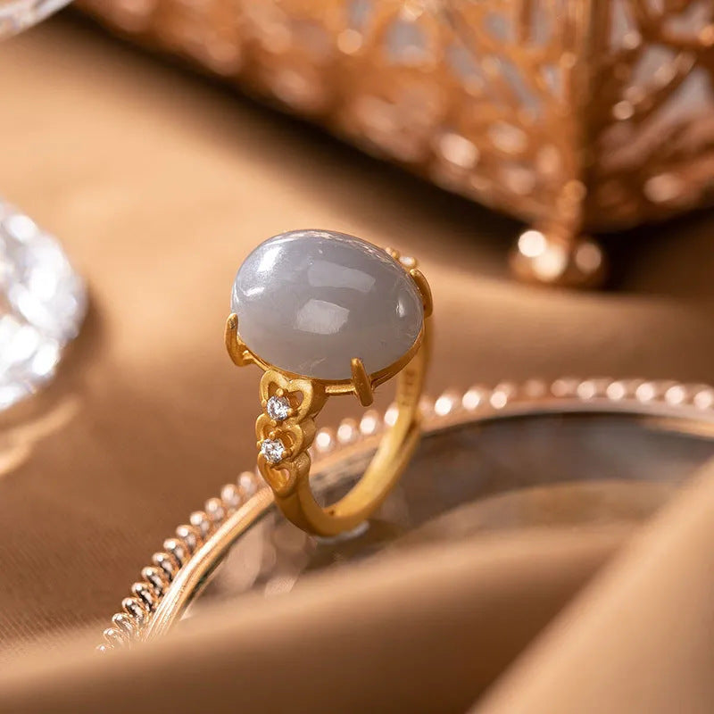Delicate Artisan Gold Ring