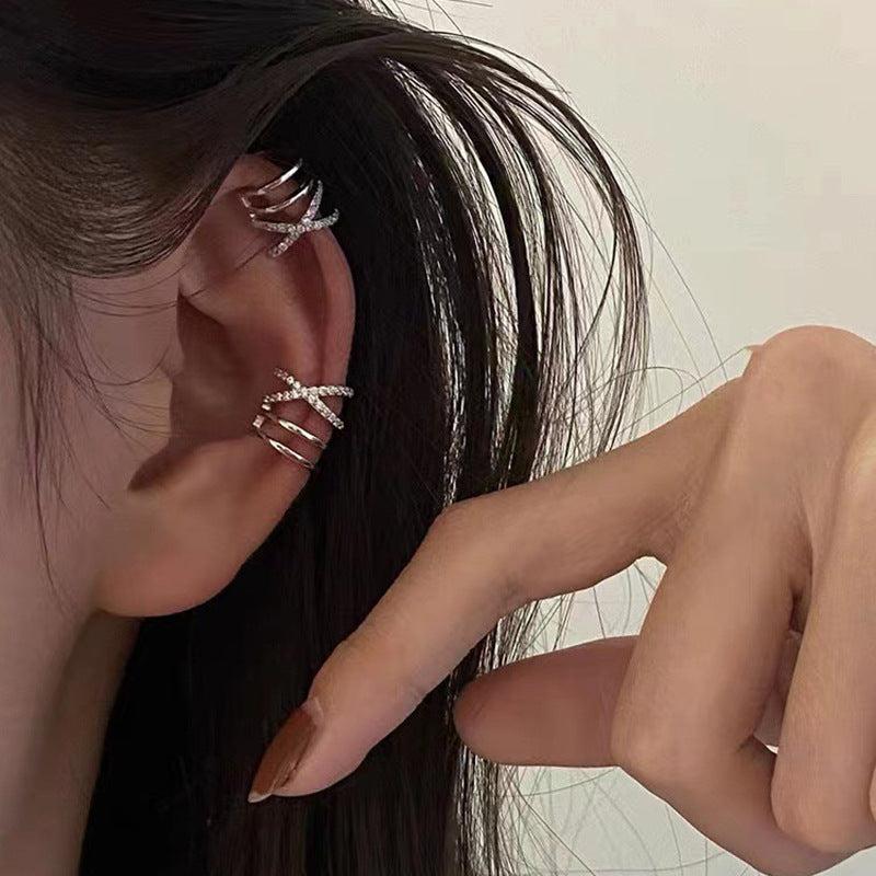Delicate Artisan Gold Earring