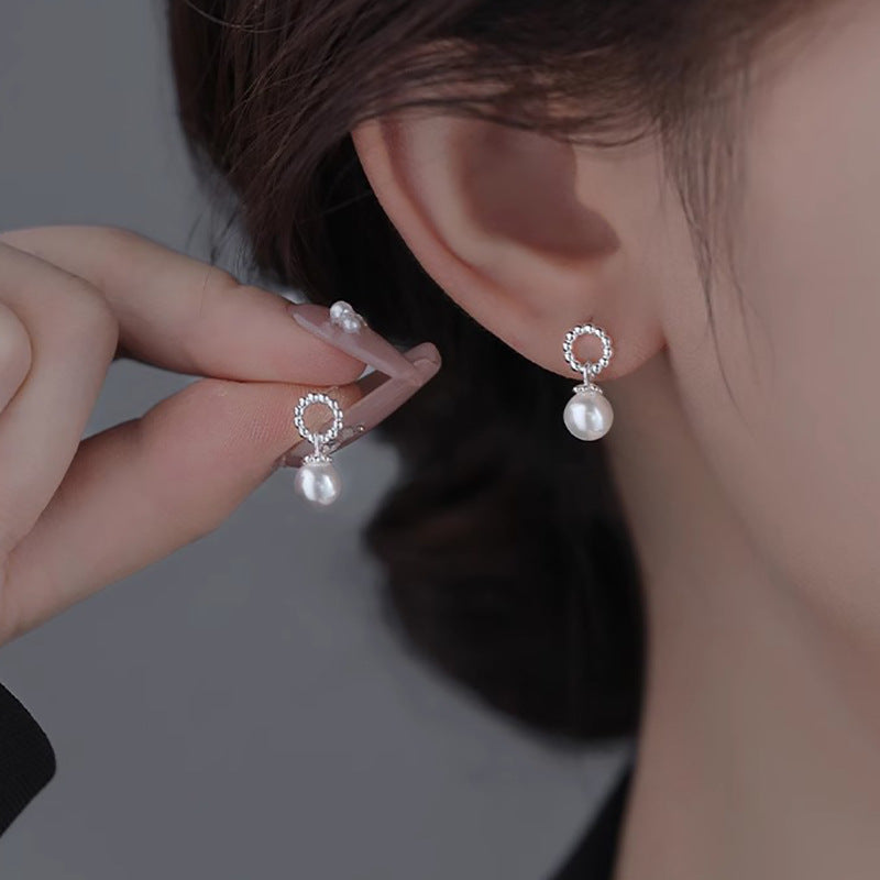 Delicate Artisan Pearl Earring