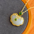 Vintage Handmade Gold Necklace