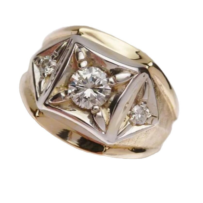 Delicate Artisan Gold Ring