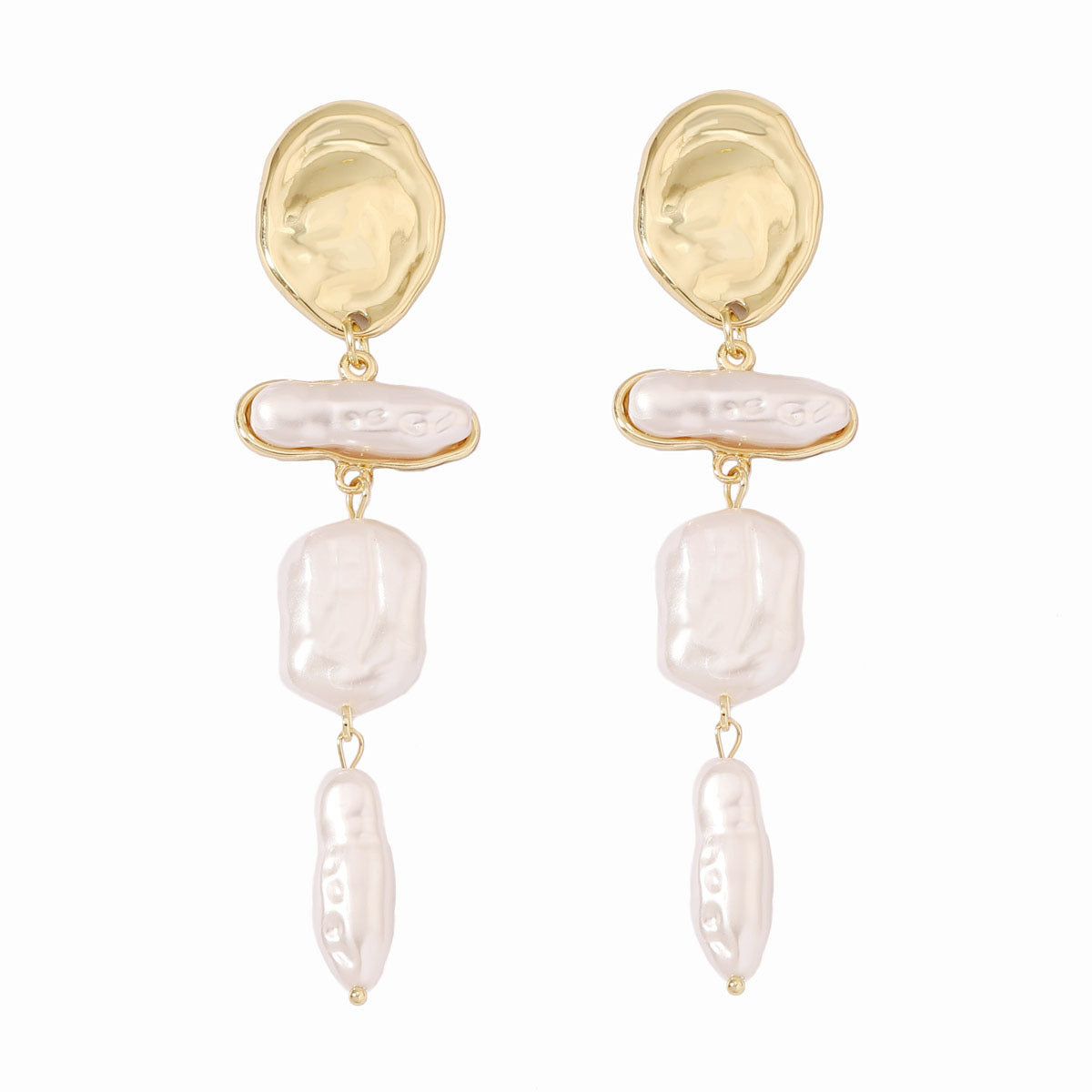Delicate Artisan Pearl Earring