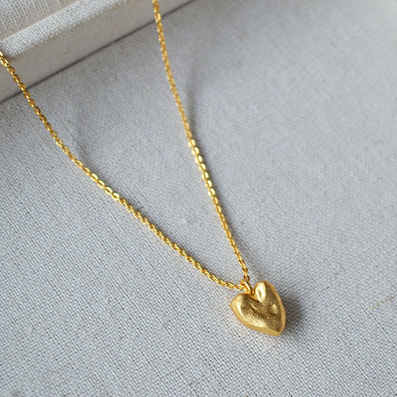 Vintage Handmade Gold Necklace