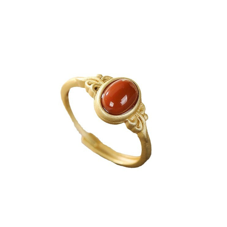 Delicate Artisan Gold Ring