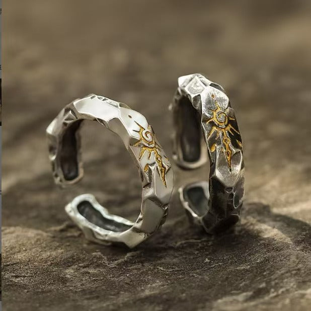 Delicate Artisan Gold Ring