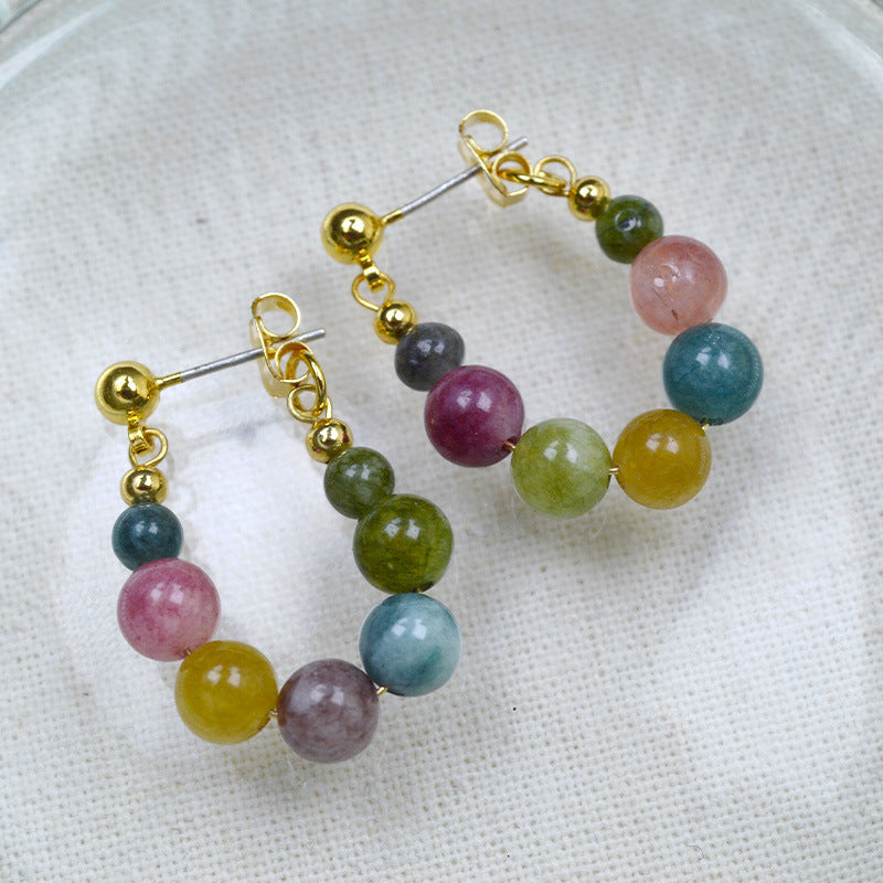 Delicate Artisan Gold Earring