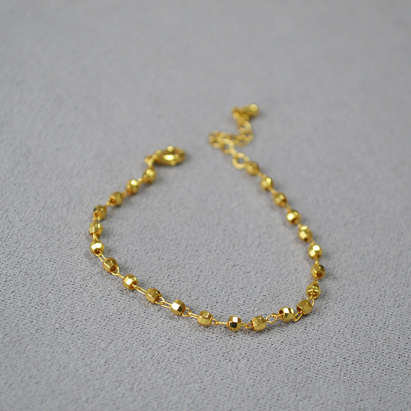 Delicate Artisan Gold Bracelet