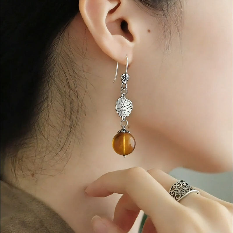 Delicate Artisan Silver Earring