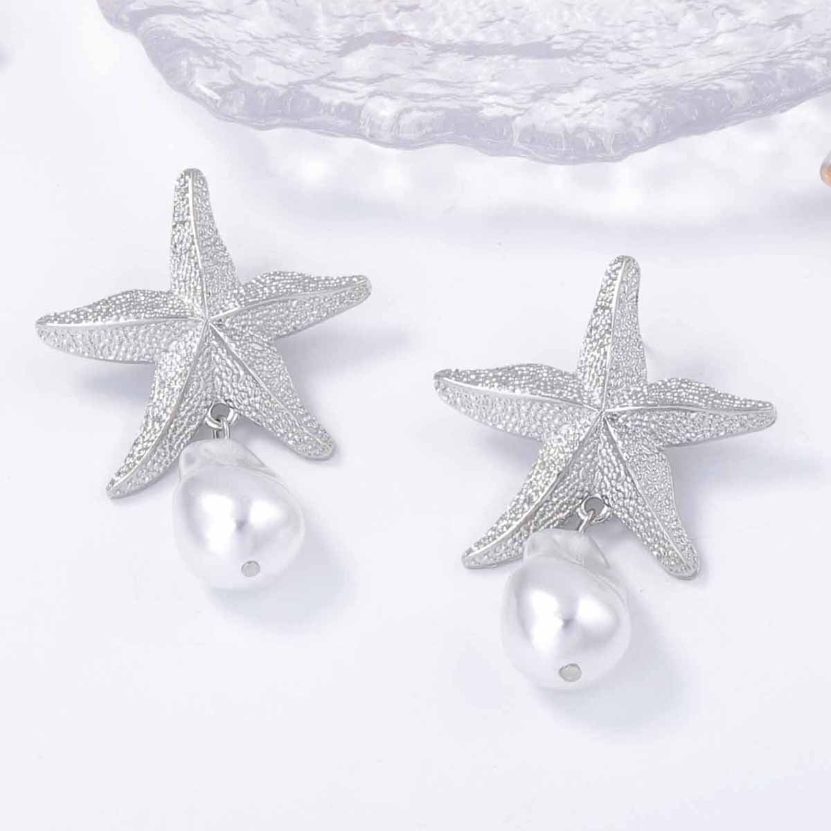 Delicate Artisan Pearl Earring