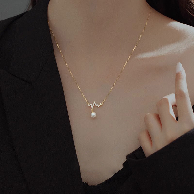 Delicate Artisan Pearl Necklace
