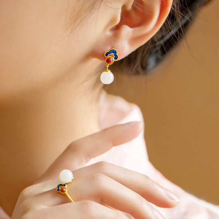 Delicate Artisan Silver Set