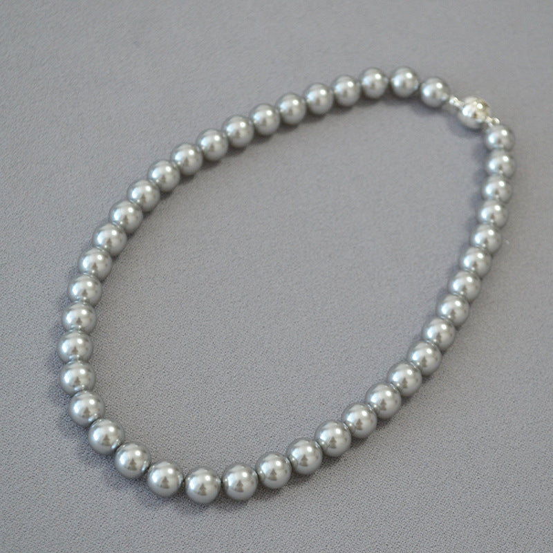 Delicate Artisan Pearl Necklace