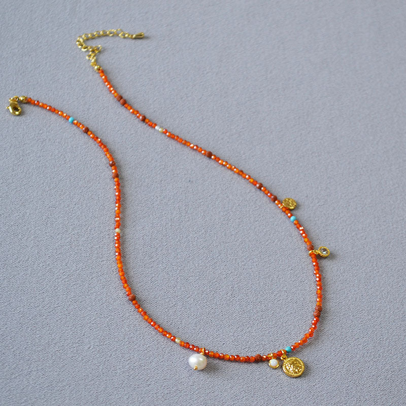 Vintage Handmade Gold Necklace