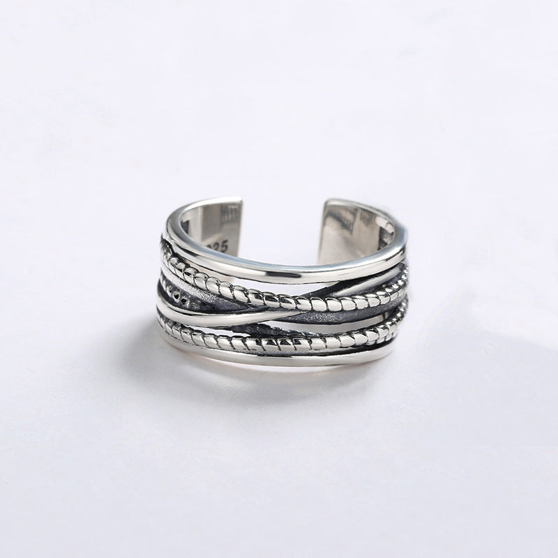 Beautiful Silver Ring with Unique Style