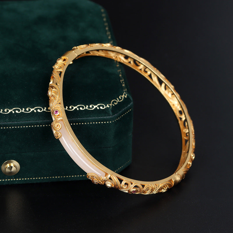 Delicate Artisan Gold Bracelet