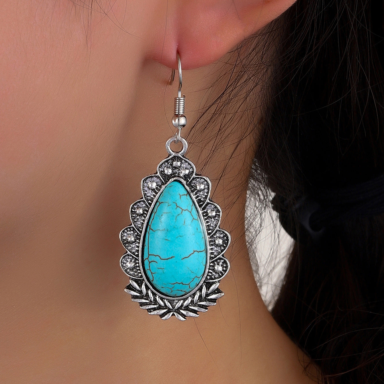Delicate Artisan Silver Earring
