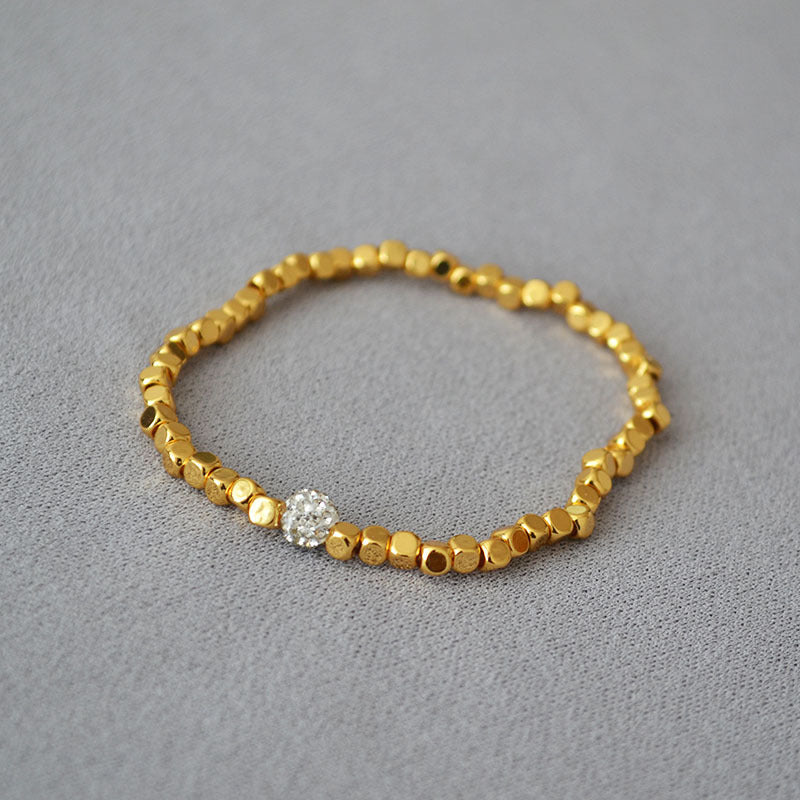 Delicate Artisan Gold Bracelet