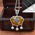 Beautiful Silver Necklace with Unique Style