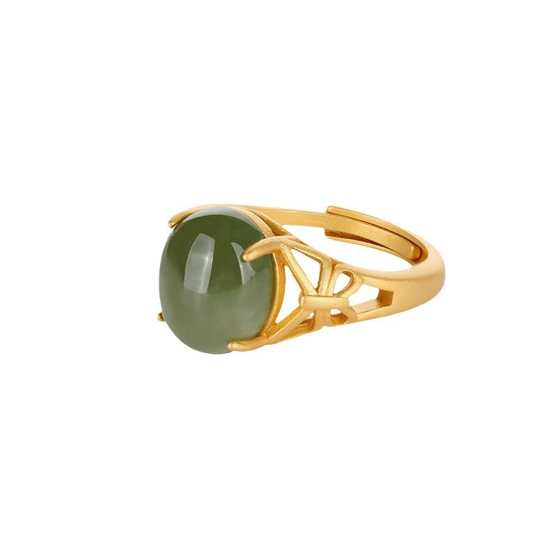 Delicate Artisan Gold Ring