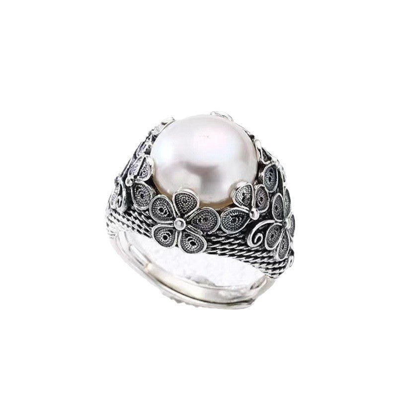 Vintage Handmade Pearl Ring