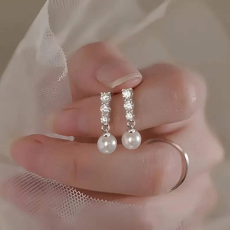 Delicate Artisan Pearl Earring