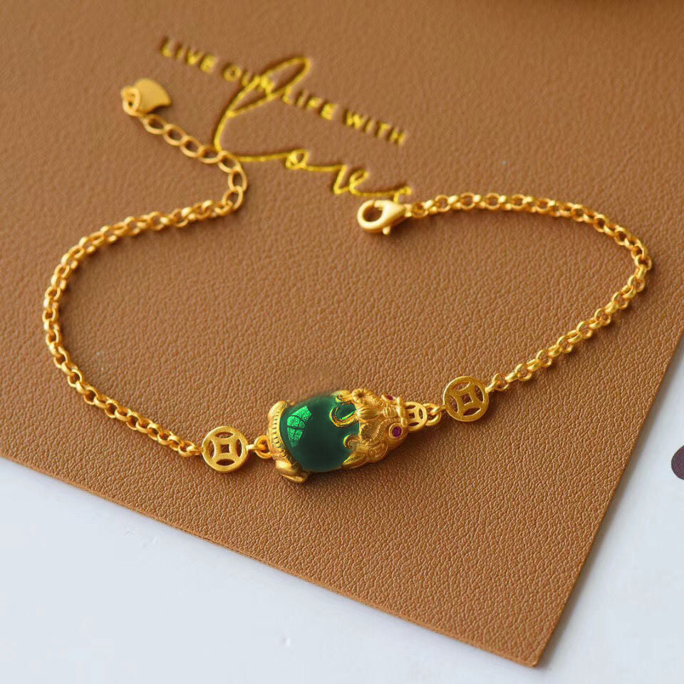 Vintage Handmade Gold Bracelet