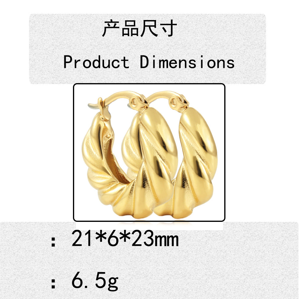 Beautiful Gold Earring with Unique Style