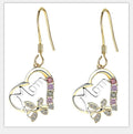 Delicate Artisan Gold Earring
