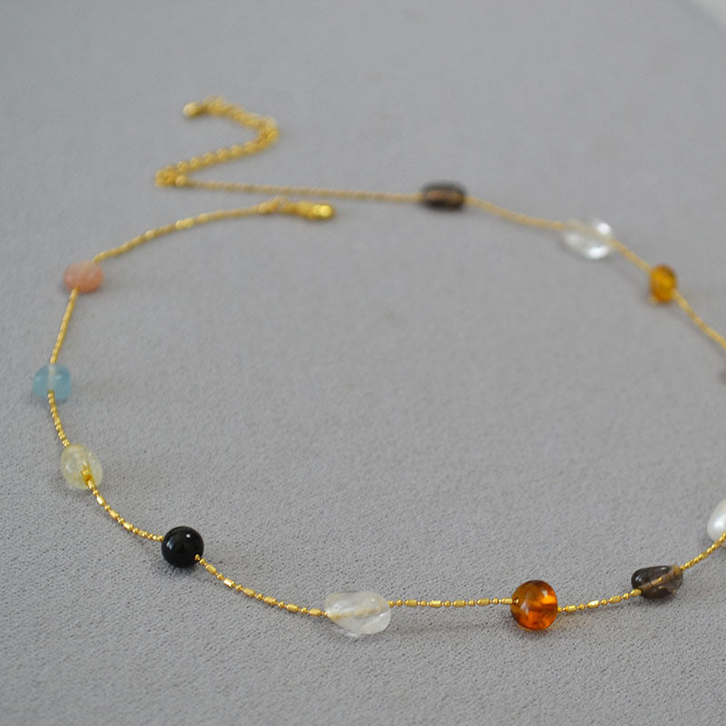 Delicate Artisan Pearl Necklace