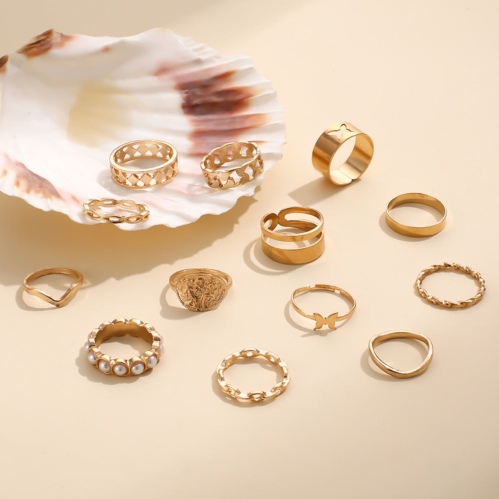 Delicate Artisan Pearl Ring