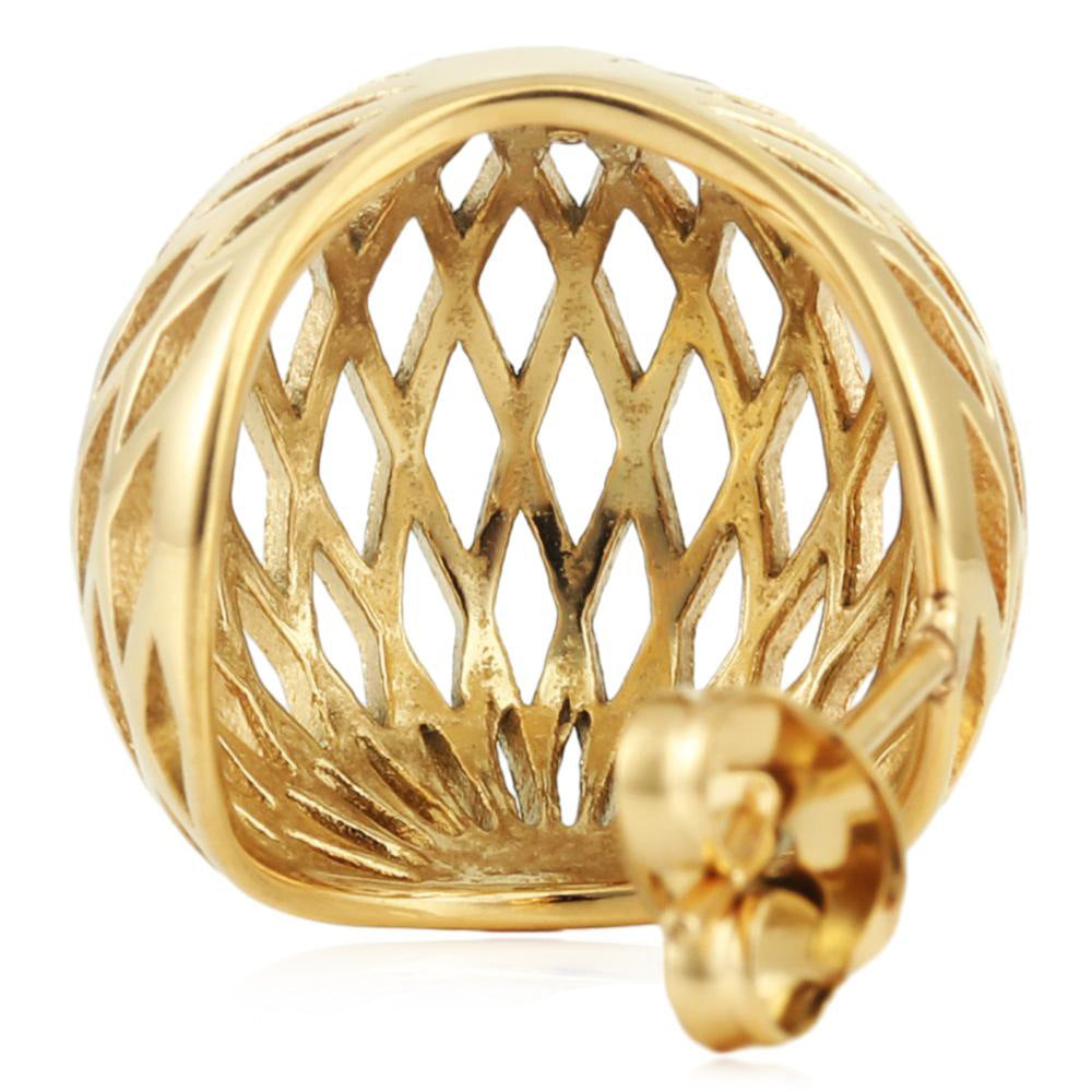 Vintage Handmade Gold Earring