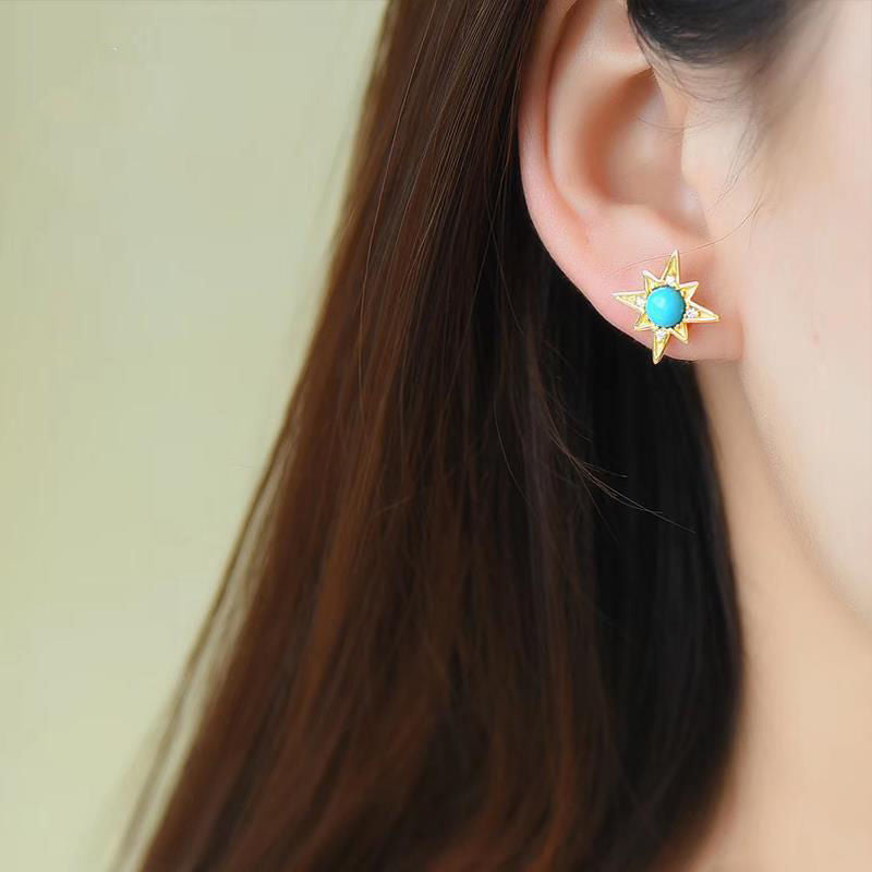 Vintage Handmade Silver Earring