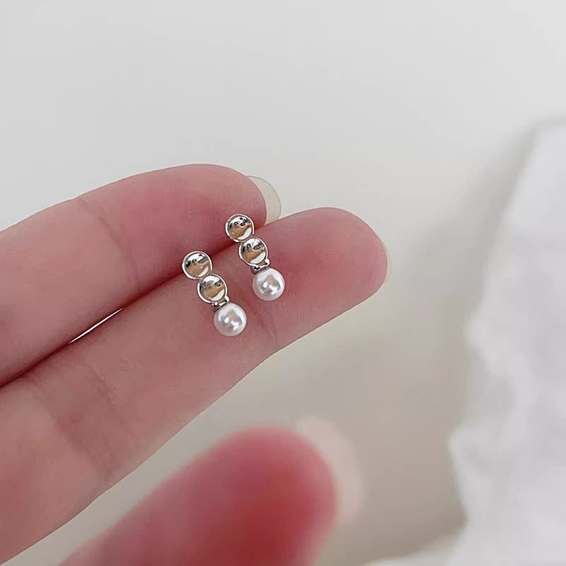 Delicate Artisan Pearl Earring