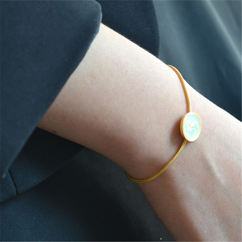 Vintage Handmade Gold Bracelet