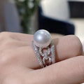 Romantic Pearl Ring for Special Moments