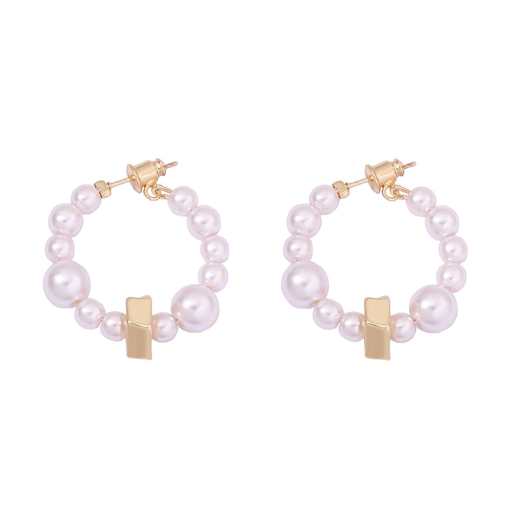 Delicate Artisan Pearl Earring