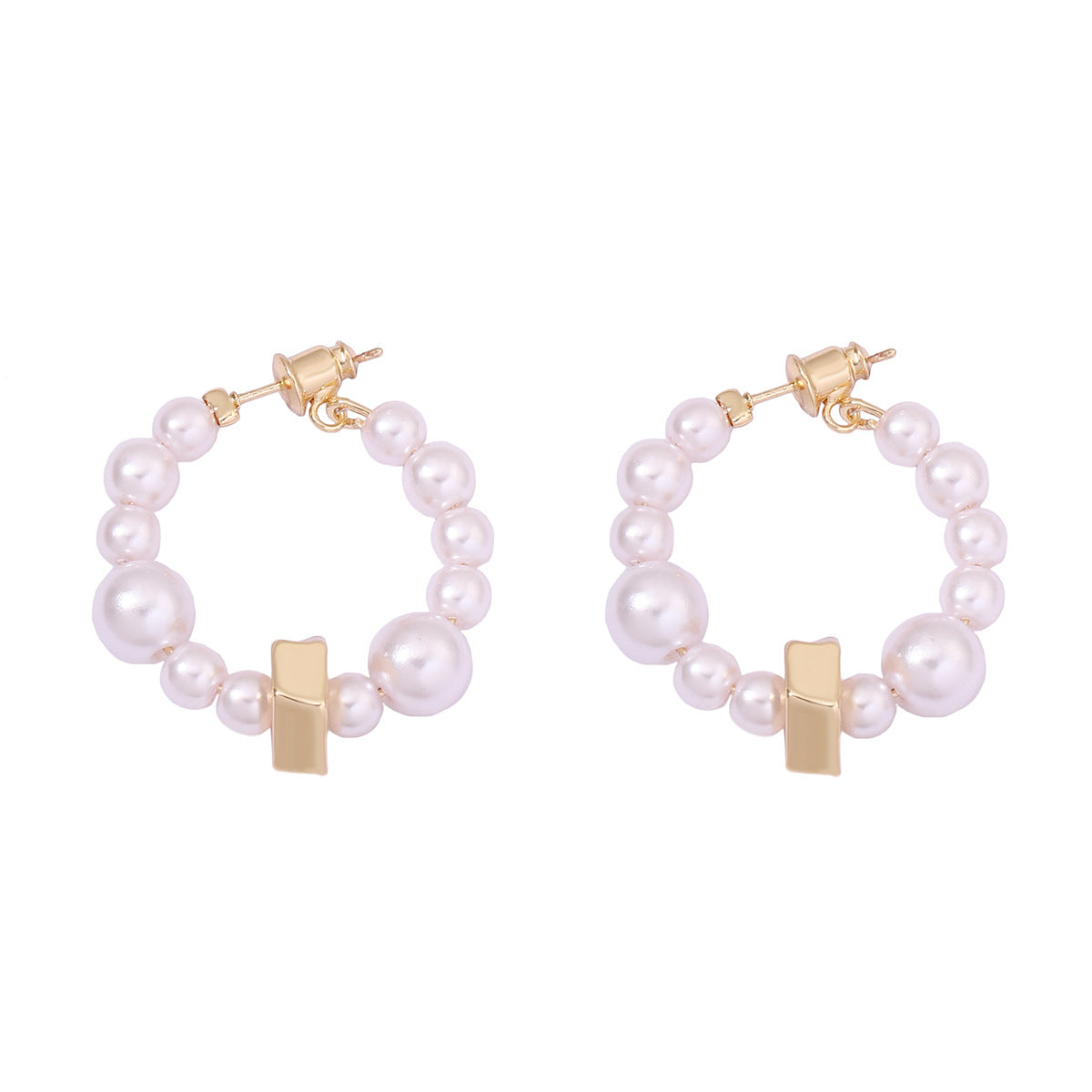 Delicate Artisan Pearl Earring