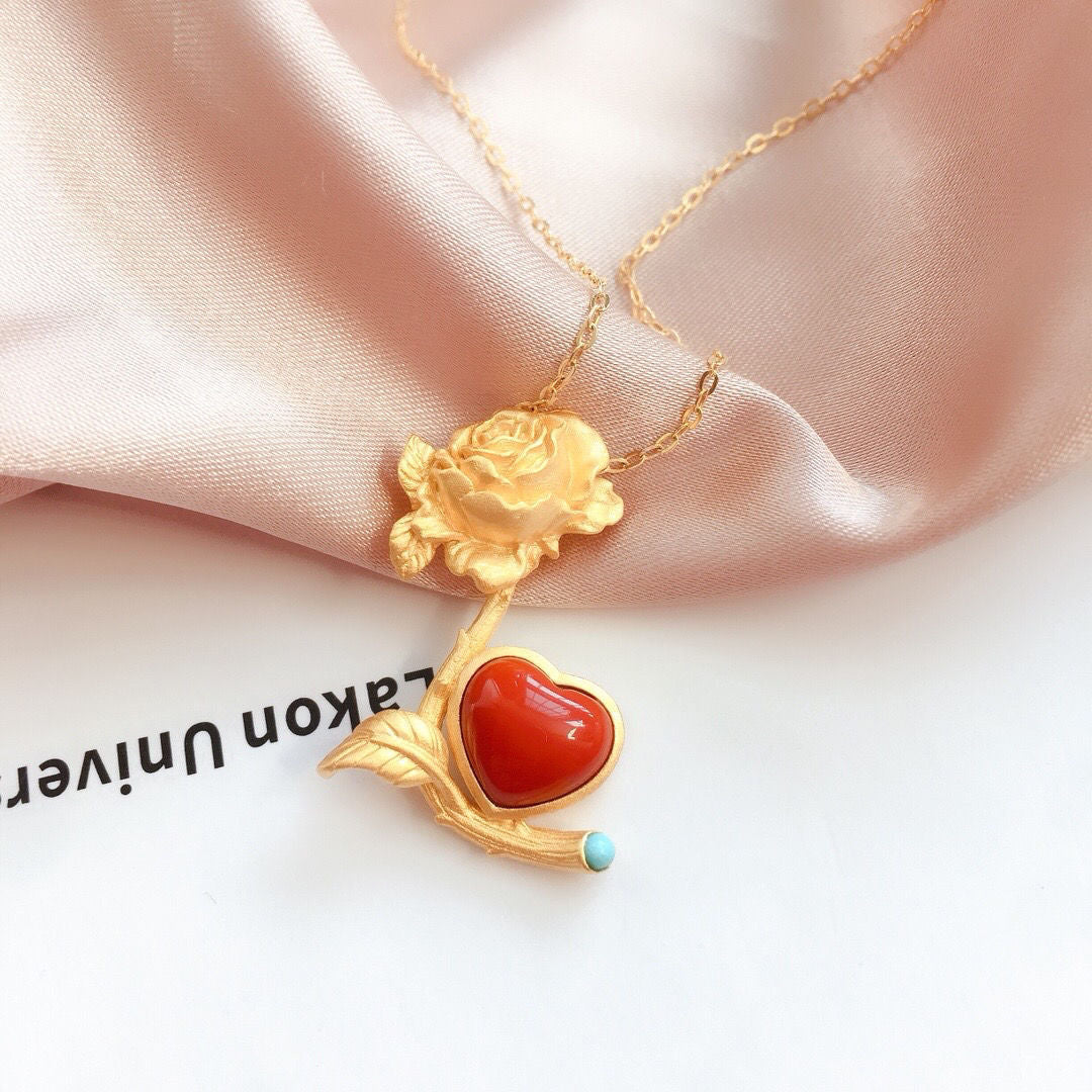 Delicate Artisan Silver Pendant