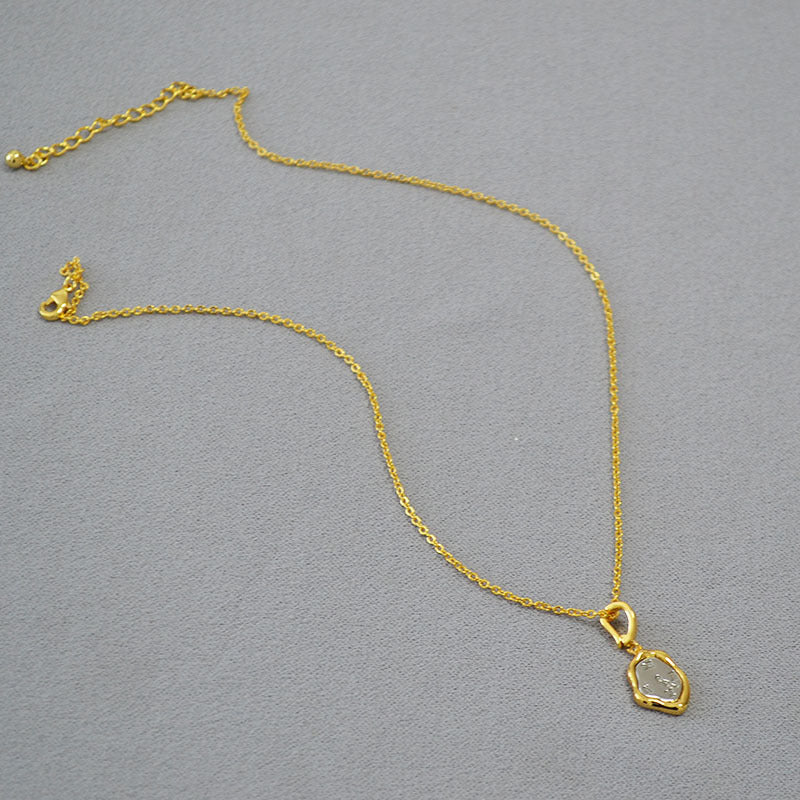 Vintage Handmade Gold Necklace
