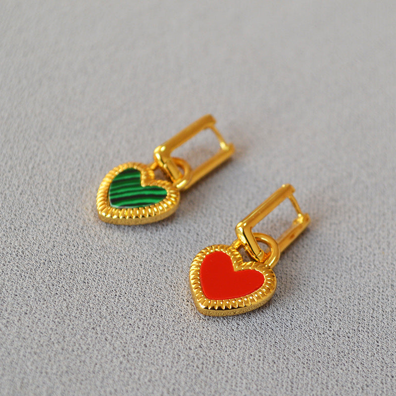 Delicate Artisan Gold Earring